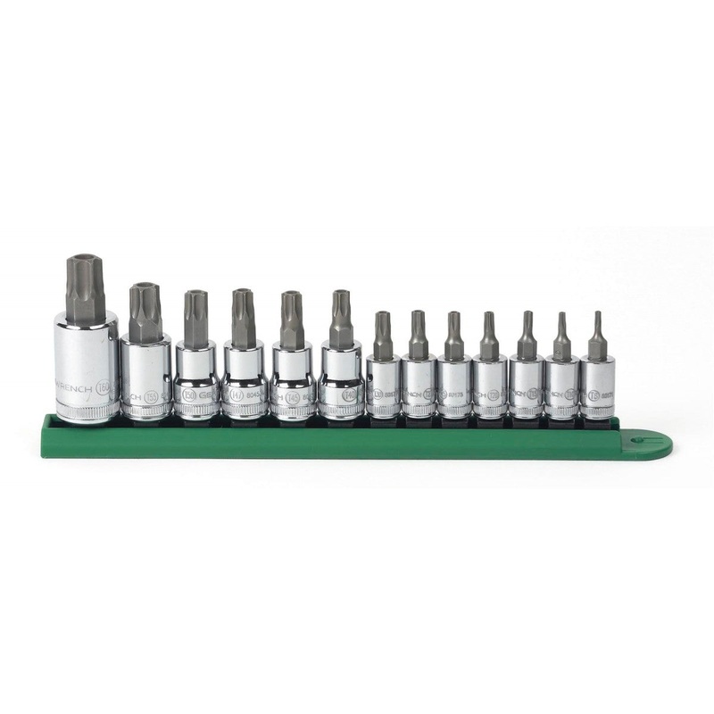 13 PIECE TAMPER PROOF TORX SOCKET SET GW-80725