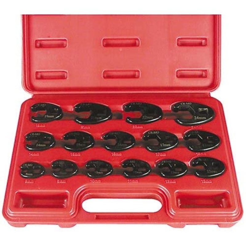 15 Piece 3/8"DR METRIC CROWFOOT WR AST-7115