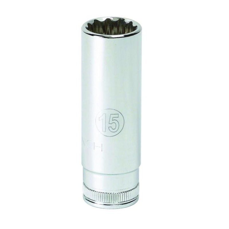 15MM 1/4" DR 12PT DEEP SOCKET GW-80242