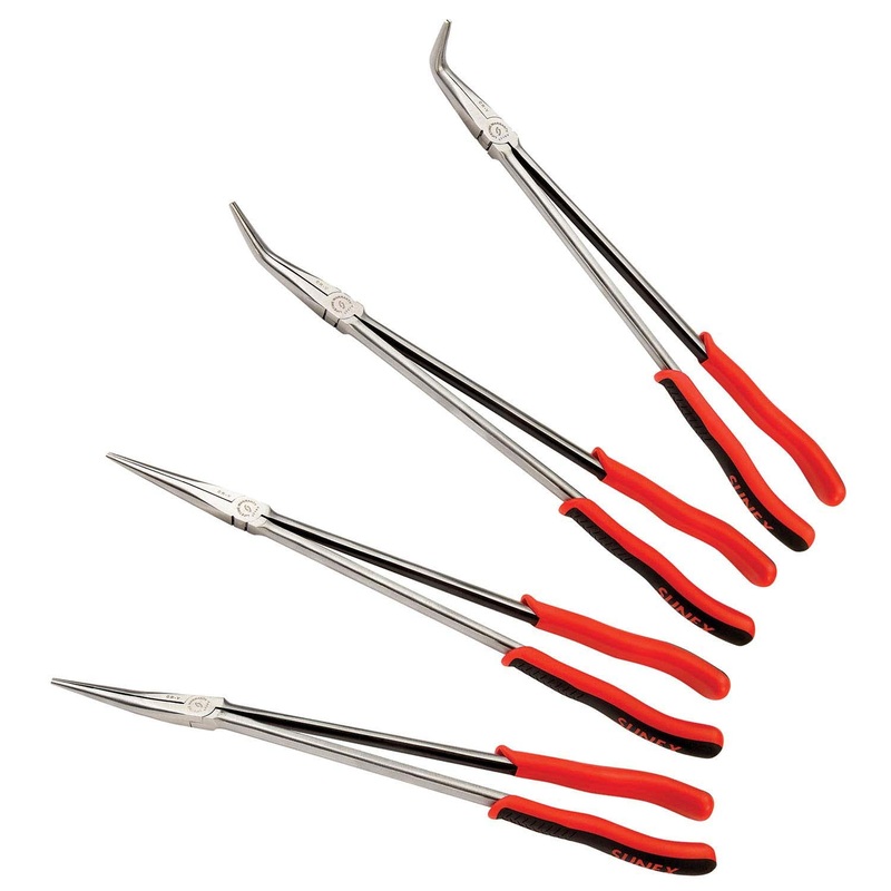 16" EXTRA LONG REACH NEEDLE NOSE PLIERS SX-3718V