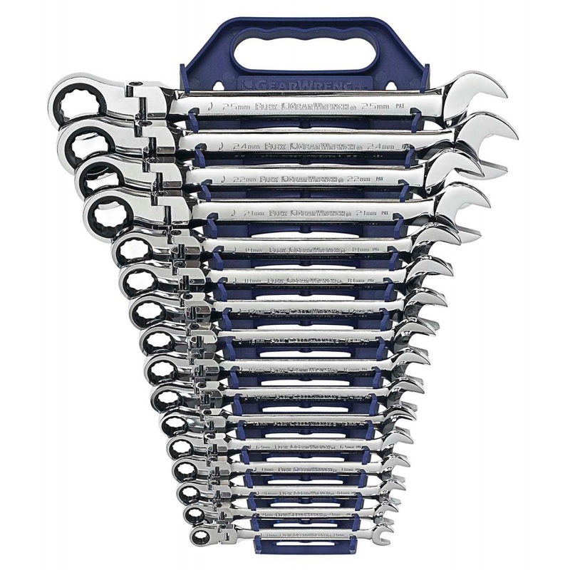 16 PC MET. FLEX-HEAD WRENCH SET GW-9902D