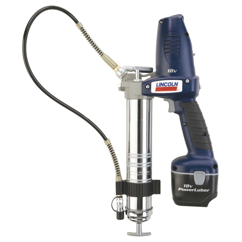 18V POWERLUBER WITH 2 BATT & FREE 1801 LIN-1844B