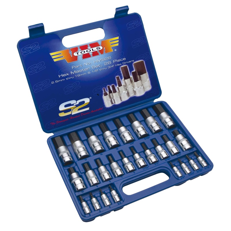 26PC HEX MASTER SET 13EA SAE/MET