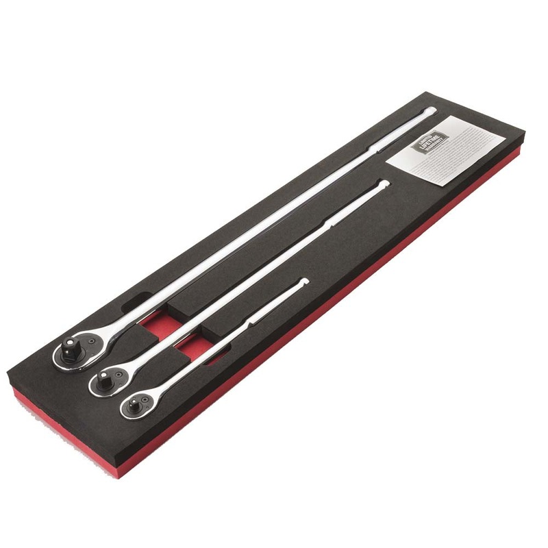 3 Piece EXTRA LONG RATCHET SET EZ-MR482XLC