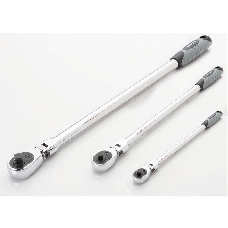 3  Piece FLEX-HEAD RATCHET SET EZ-MR482XLF