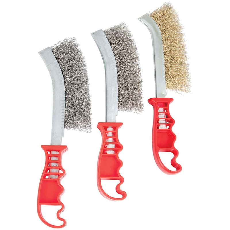 3 PIECE WIRE BRUSH SET