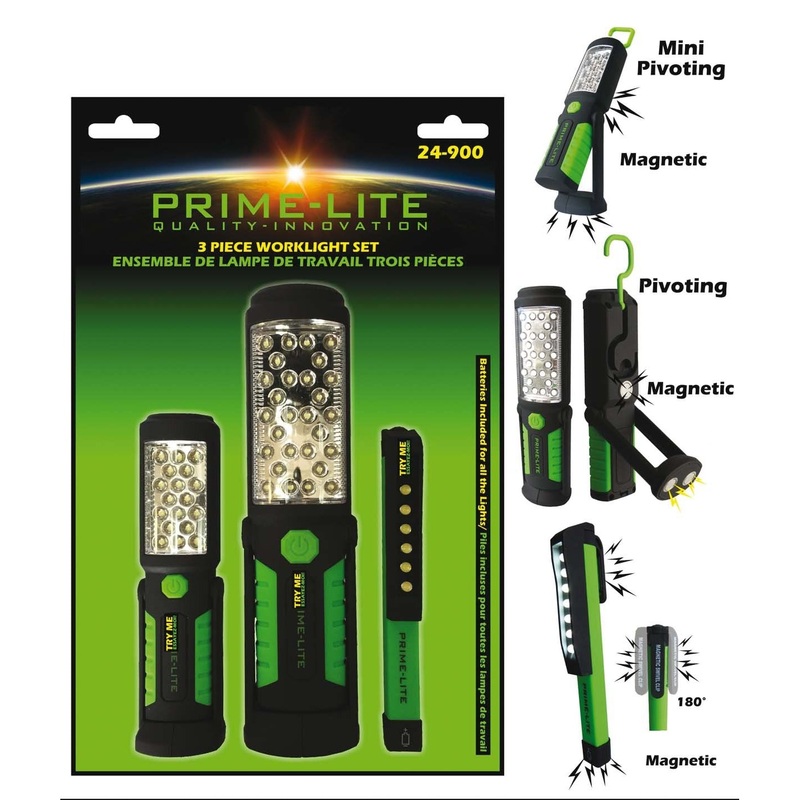 3 Piece Worklight Set - Multiple