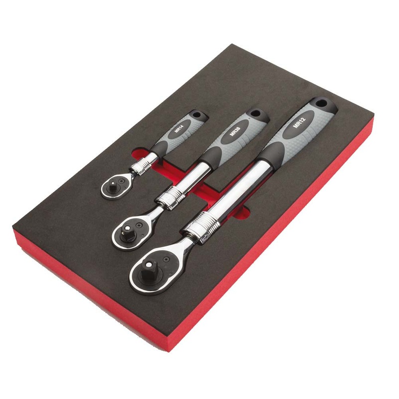 3PC EXTENDABLE RATCHET SET