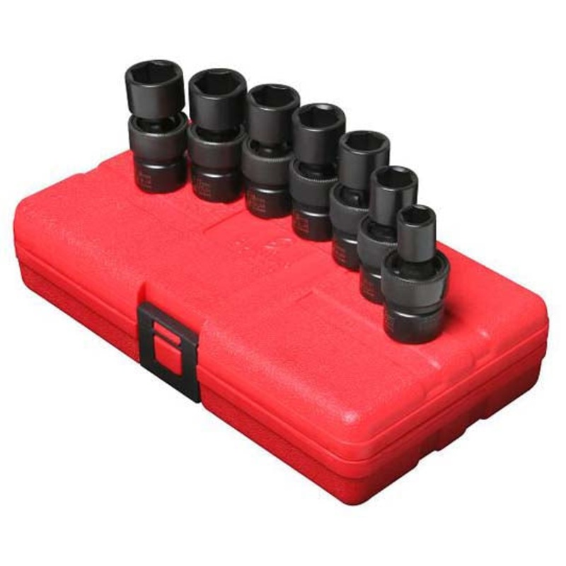 3/8 DR 7 PC MET UNIV IMP SET