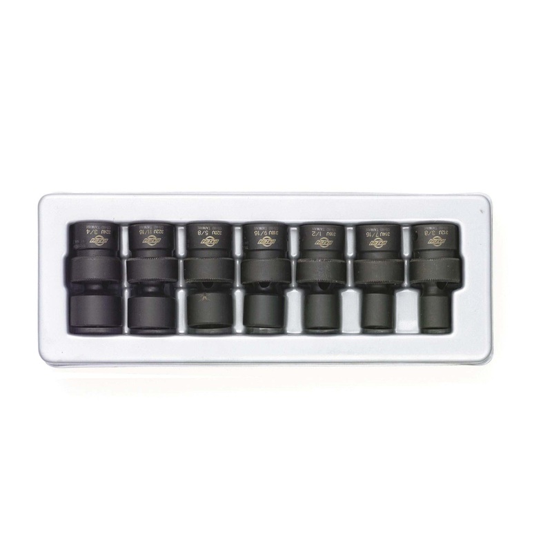 3/8 DR IMPACT UNIV SOCKET SET -SAE