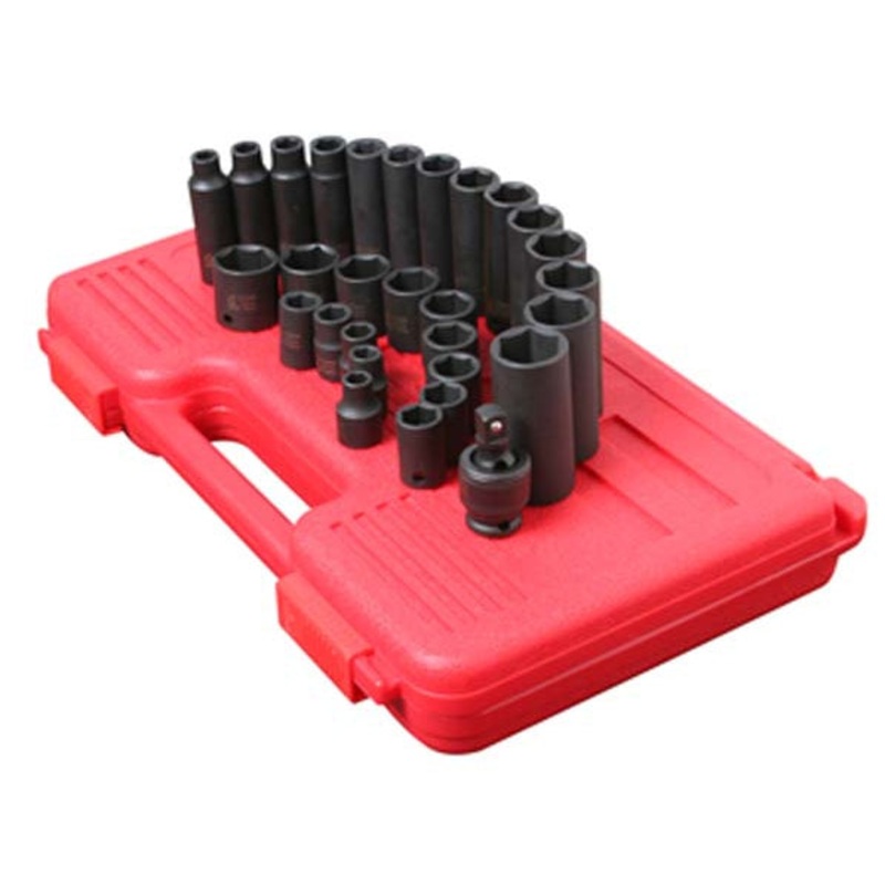3/8" DR. MASTER/METRIC IMPACT SOCKET SET