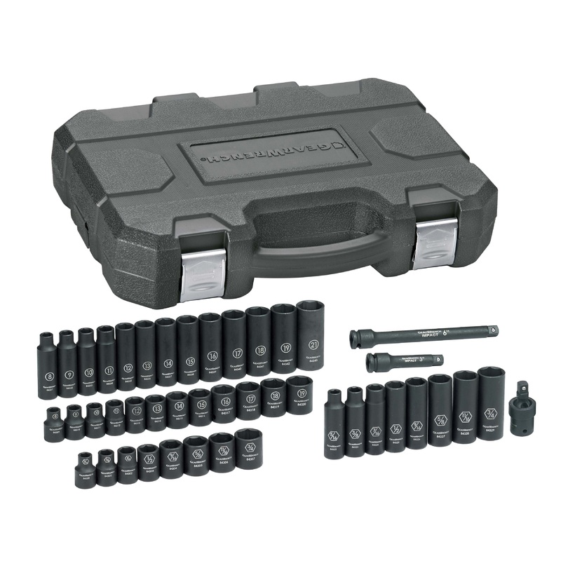 3/8" DR SAE & METRIC IMPACT SOCKET SET