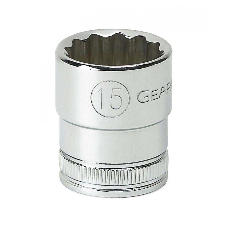 3/8" Drive 6 Point Standard Metric Socket 15mm