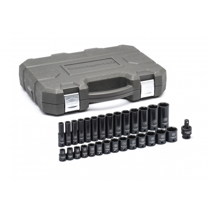 3/8" DRIVE METRIC IMPACT SOCKET SET STANDARD & DEEP