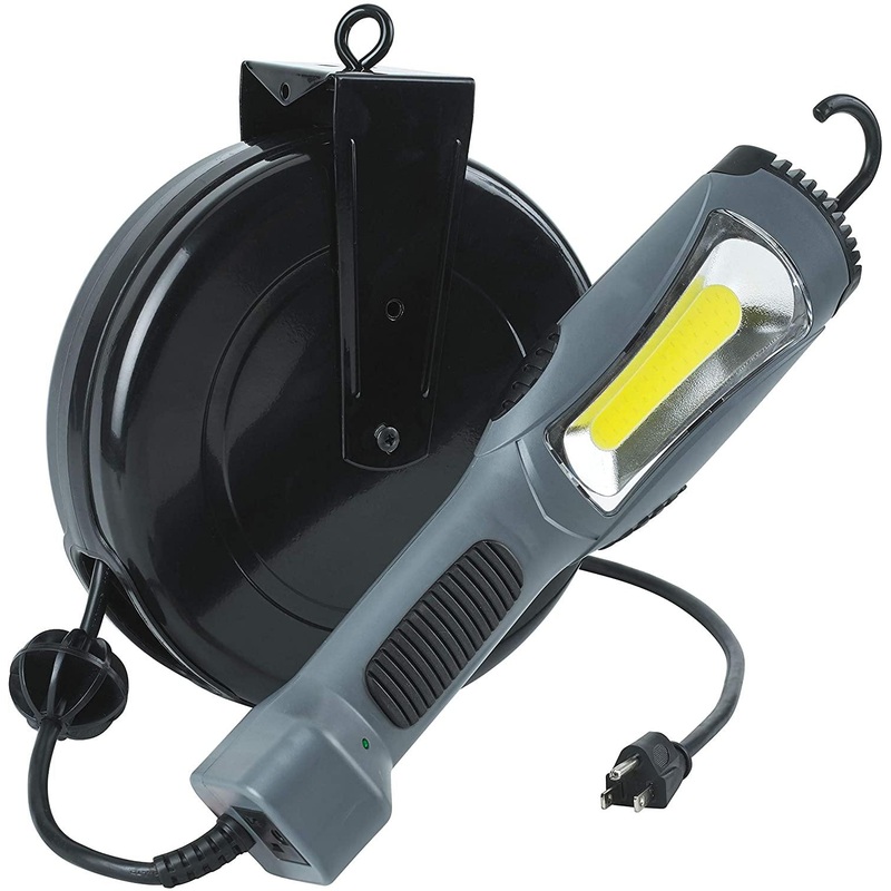 30' LED WORK LIGHT REEL-1300 LUMEN