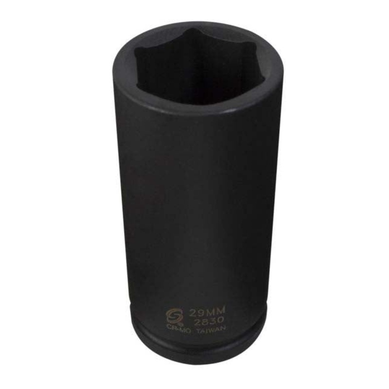 34 MM - 12 PT 1/2" DR DEEP AXLE NUT SOCKET