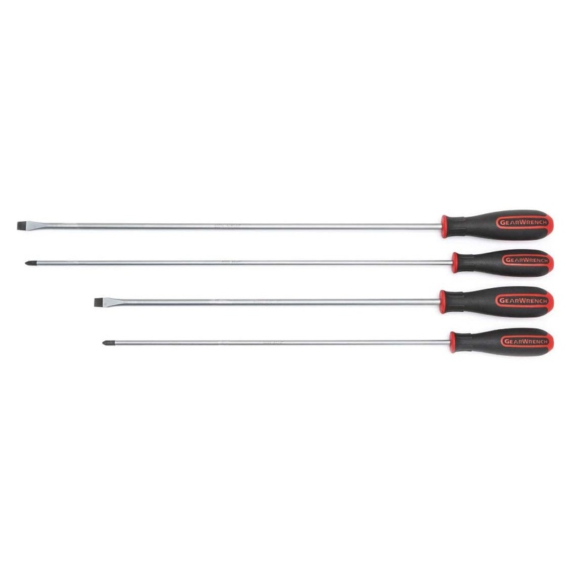 4  Piece DUAL MATERIAL SCREWDRIVERS GW-80069