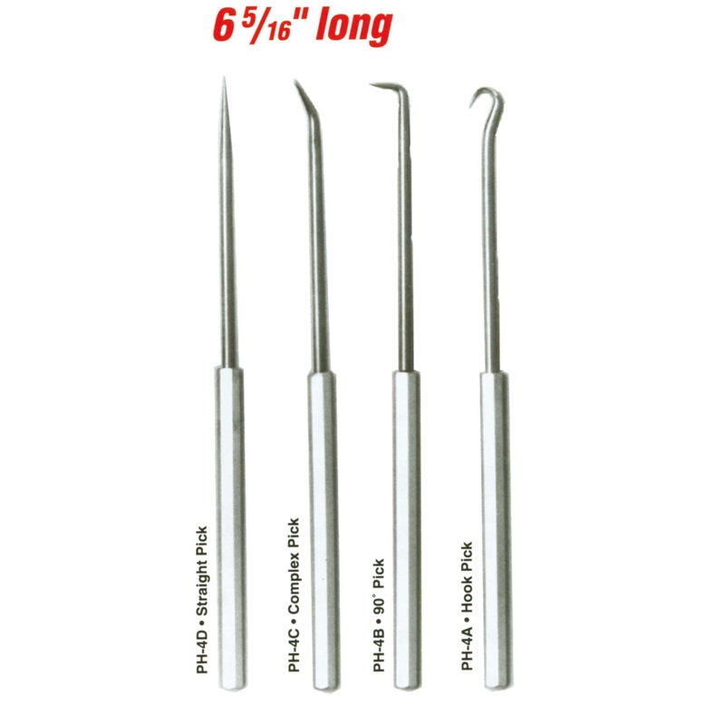 4 PIECE INDIV. HOOK & PICK SET