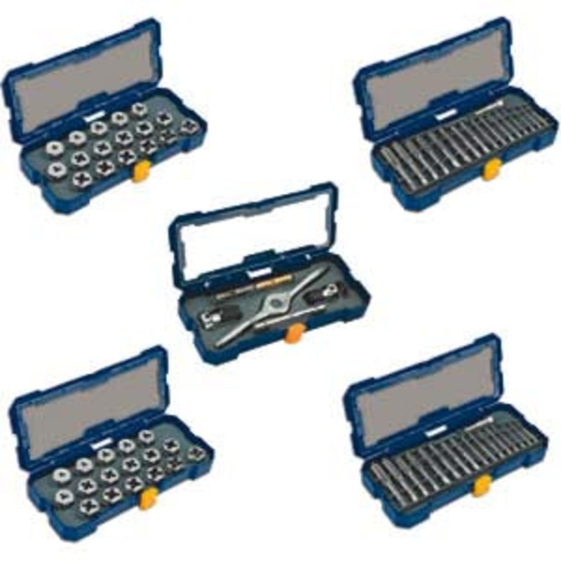 5 KITS SELF-ADJUST PERF.TREAD TAPS+DIES HAN-4935355