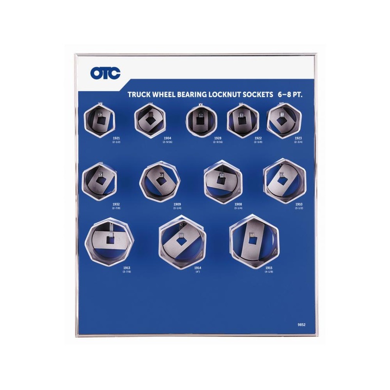 6 AND 8 POINT LOCKNUTS WITH BOARD