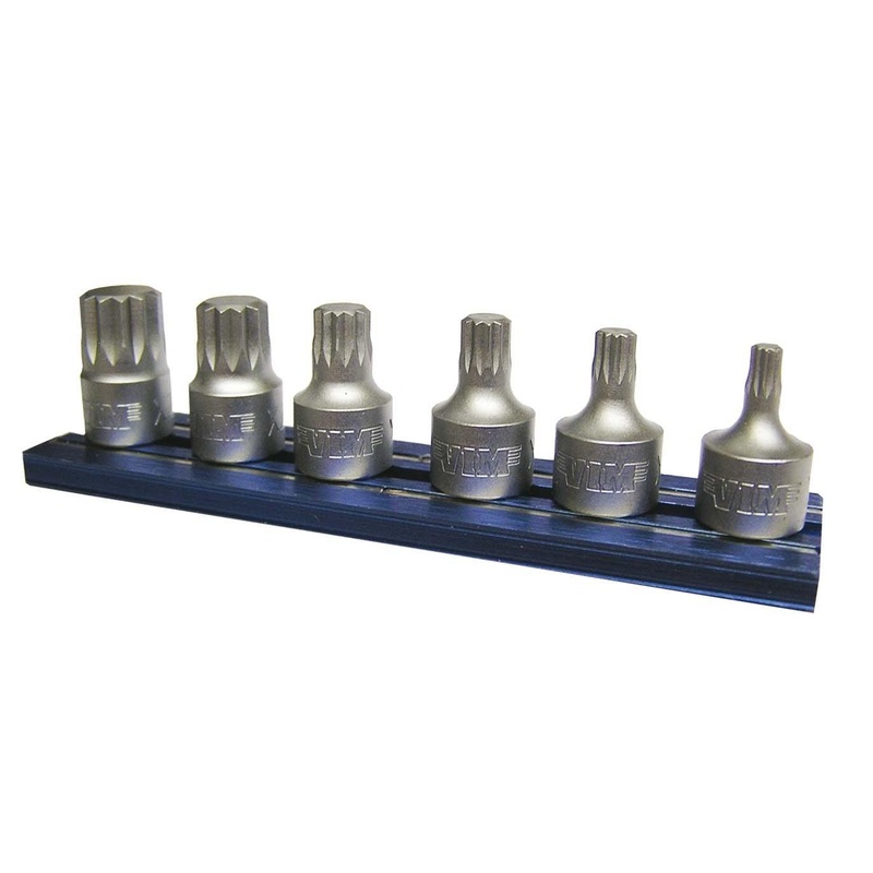 6 Piece STUBBY XZN DRIVERS 1/4" Drive VIM-XZNS412