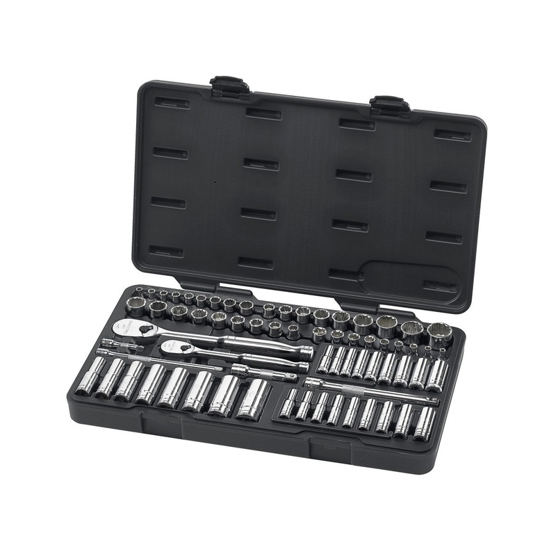 68 PC SOCKET SET -MIXED 1/4" AND 3/8" DRIVE