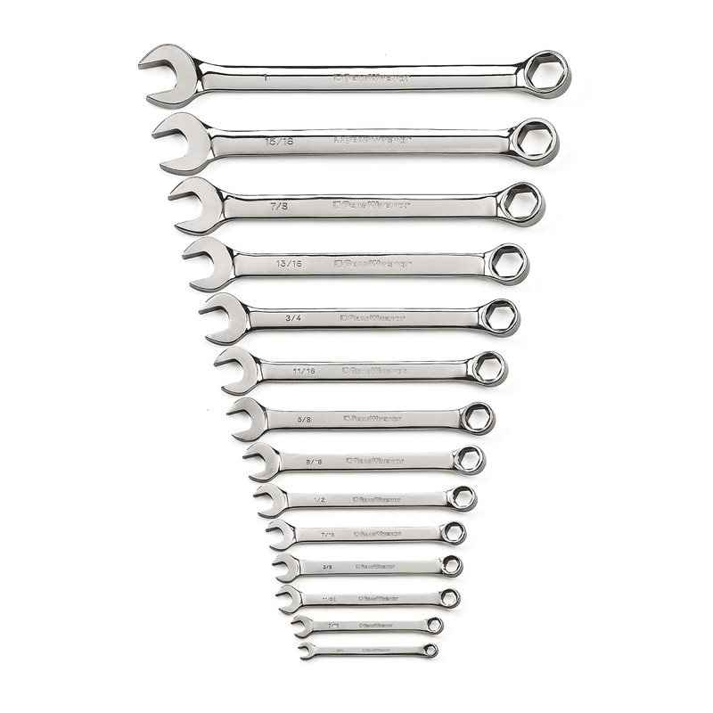 6PT COMBINATION WRENCH SET (SAE)