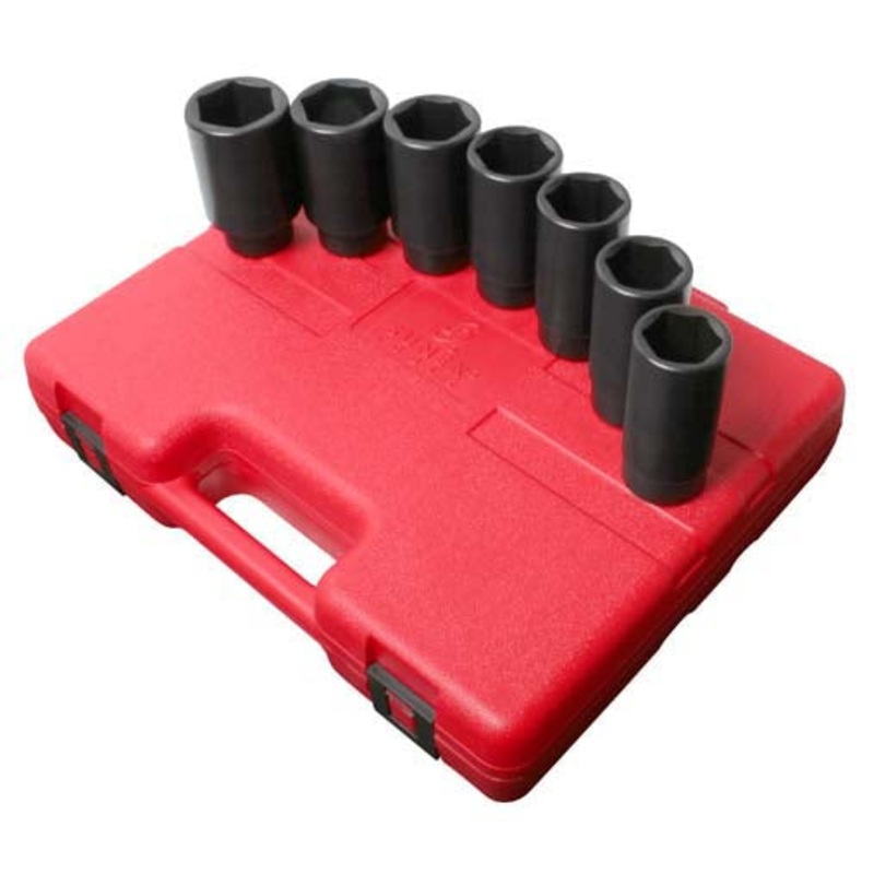 7 PC SPINDLE NUT DP SKT SET