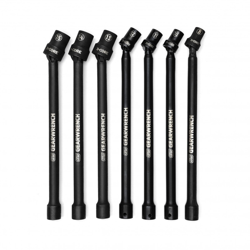 7 PIECE 3/8 U-JOINT EXTENDED SOCKET SET