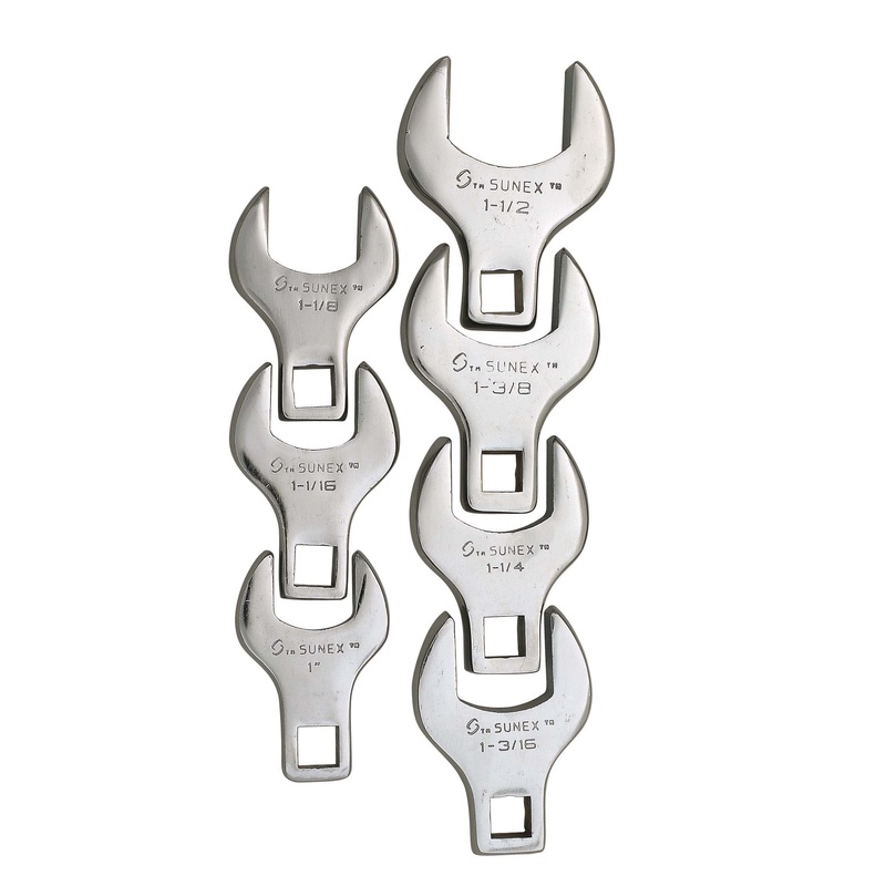 7  Piece CROWSFOOT WR SET SAE SX-9720