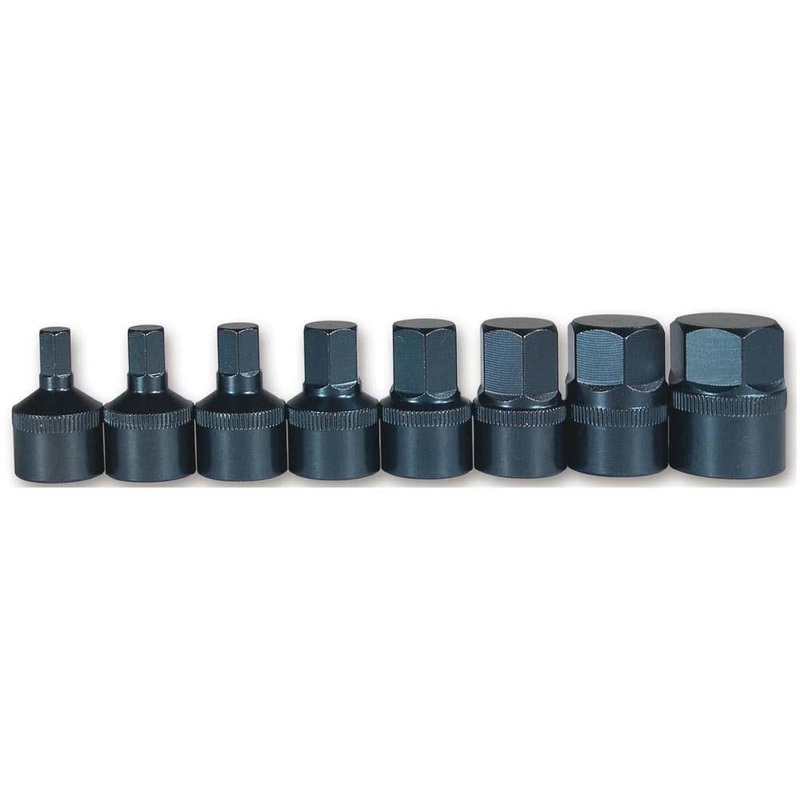 8  Piece STUBBY IMPACT DRIVER KIT SAE 1/4" THRU 3/4" VIM-VI600