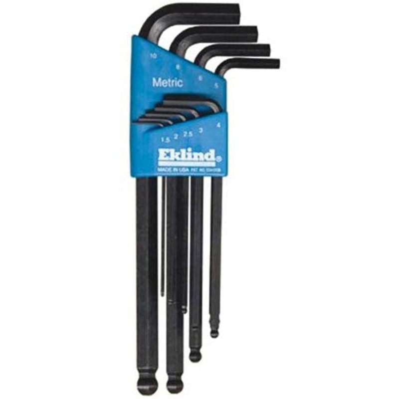 9 PIECE  BALL-HEX L  KEY SET 1.5m/m - 10m/m