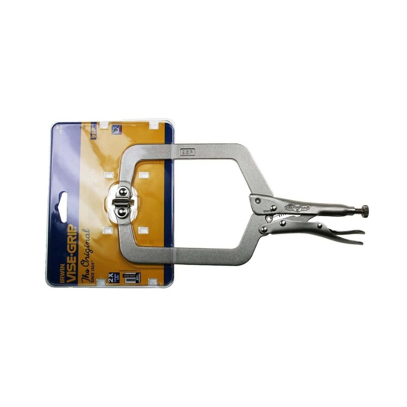 31 - 9" C CLAMP LOCK PLIER W/SWIVEL PADS