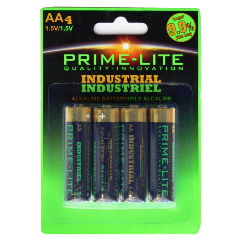 4 Pack Carded AA Batteries-