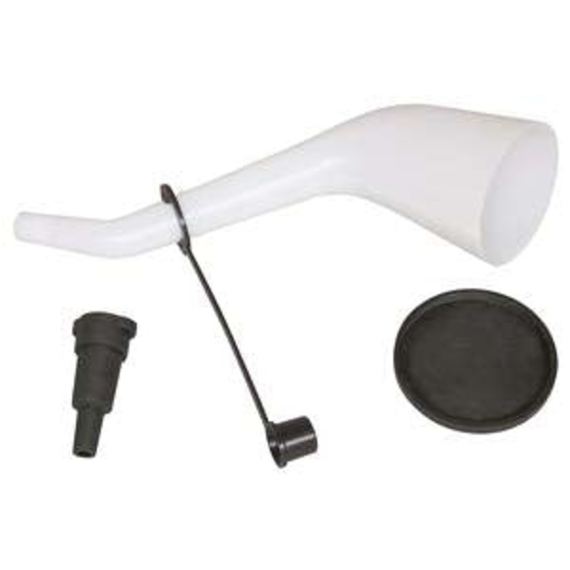 FUNNEL OFFSET W/LID+SPOUT CAP