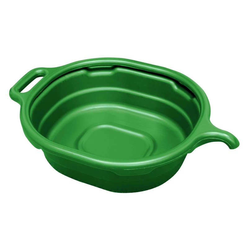 GREEN, 4.5 US GALLON OVAL DRAIN PAN
