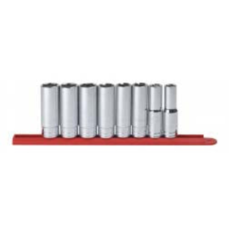SAE 1/2" DR 8 PC DEEP SOCKET SET