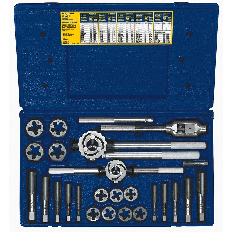 SAE TAP AND DIE SET -9/16-1"
