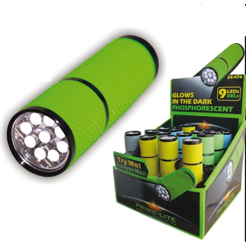 9 LED Glow-In-The-Dark Light - 3 x AA
