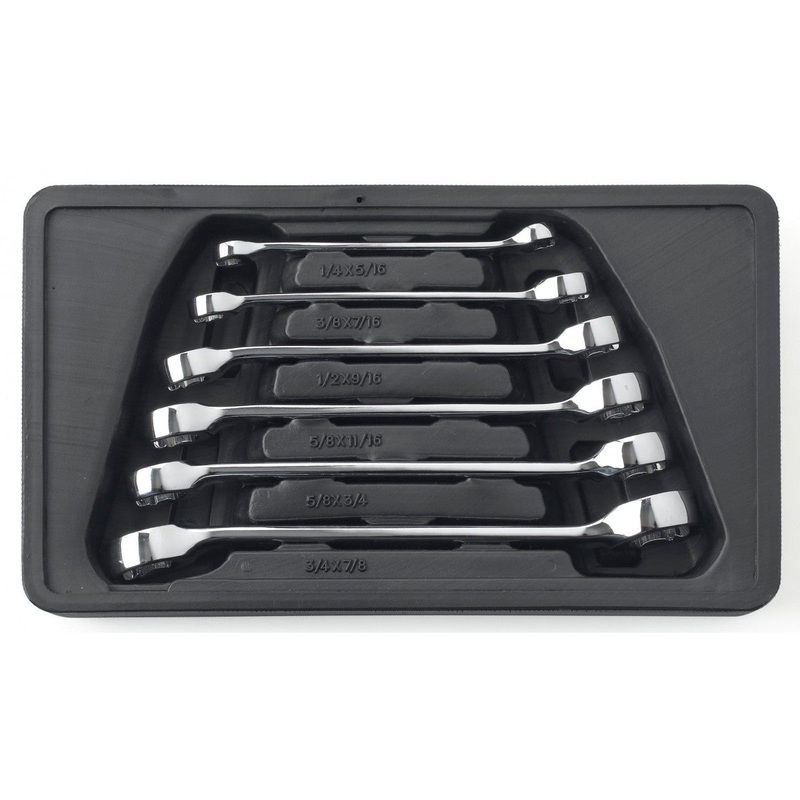 SET WR FLR NUT SAE 6PC