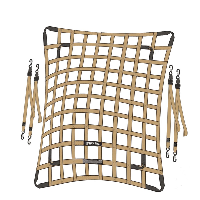 Short Box Restraint w/Mesh - 70"W X 82" L