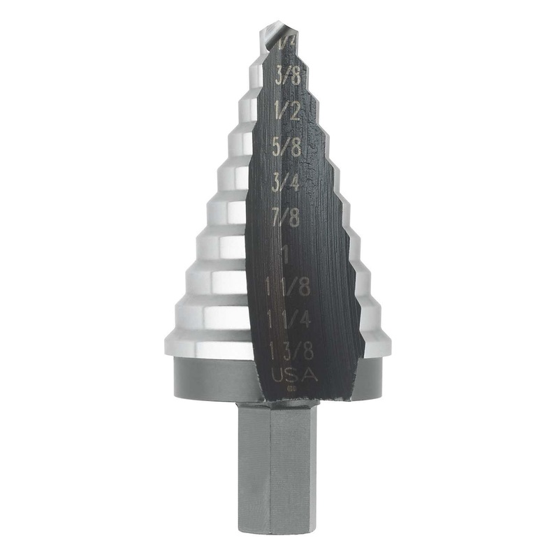 UNIBIT (NO.1) 13 HOLE SIZES 1/8"-1/2"