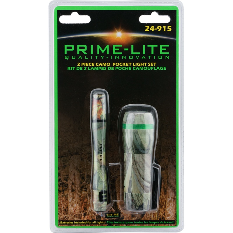2 Piece Camo Pocket Light Set - Multiple PRI-24-915