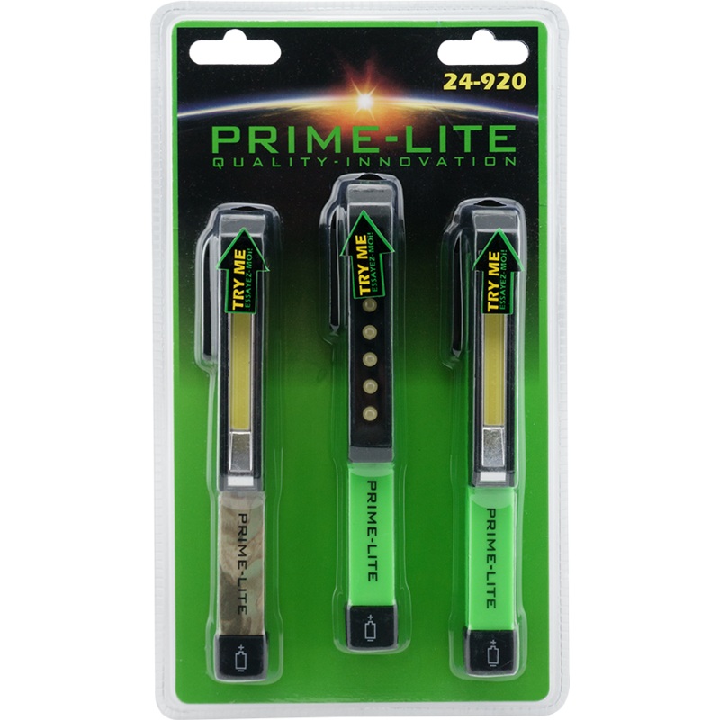 3 Piece LED/COB Pocket Worklight Set - Multiple PRI-24-920