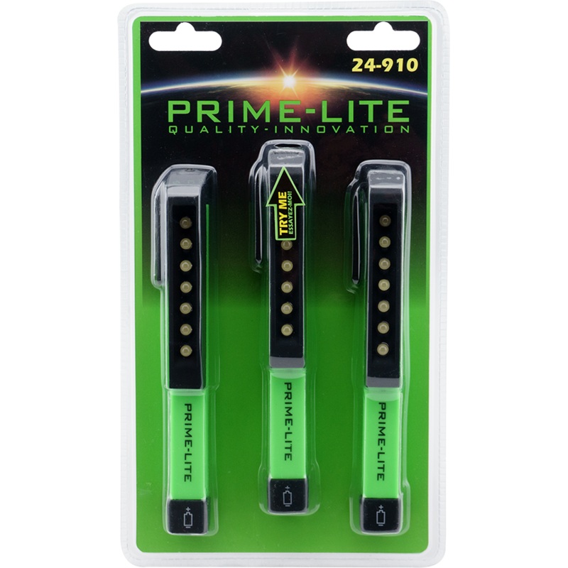 3 Piece LED Pocket Worklight Set - Multiple PRI-24-910N