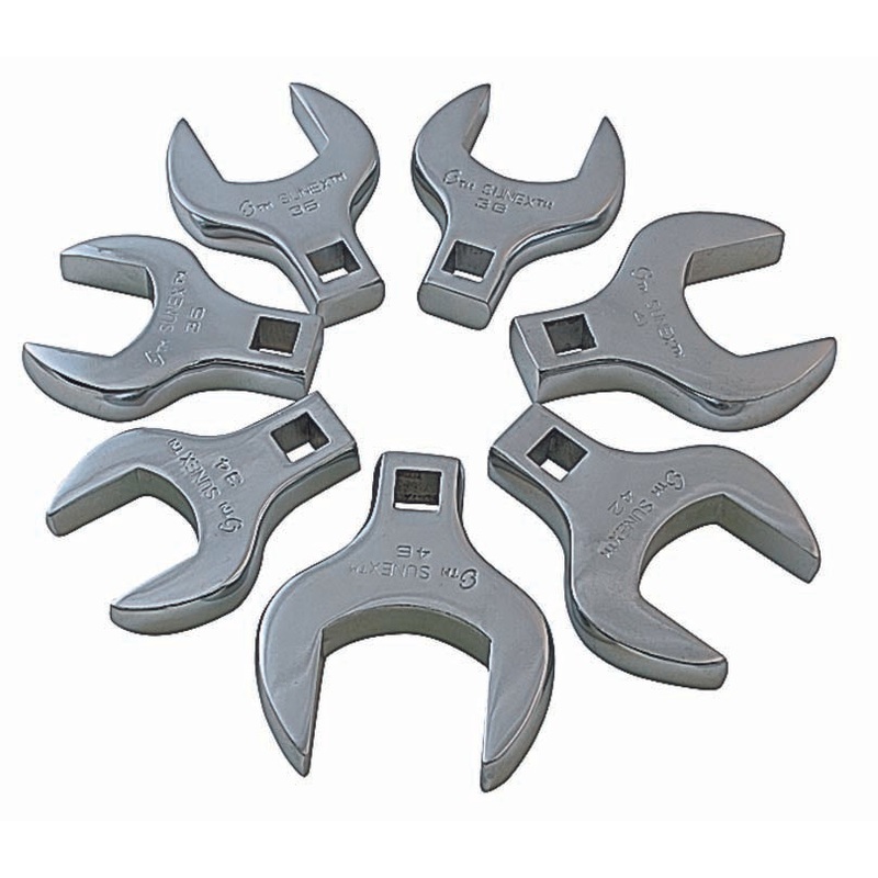 1/2" DR METRIC JUMBO CROWFOOT WRENCH SET SX-9740A