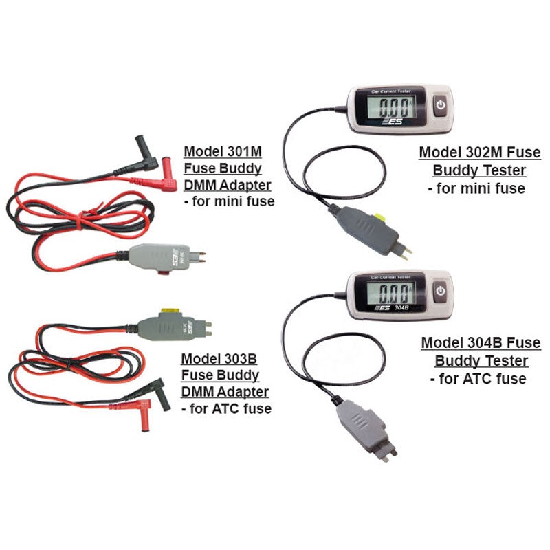 Fuse Buddy DMM Adapter - ATC Blade to plug into fuse sockets, 0 to 20 Amps