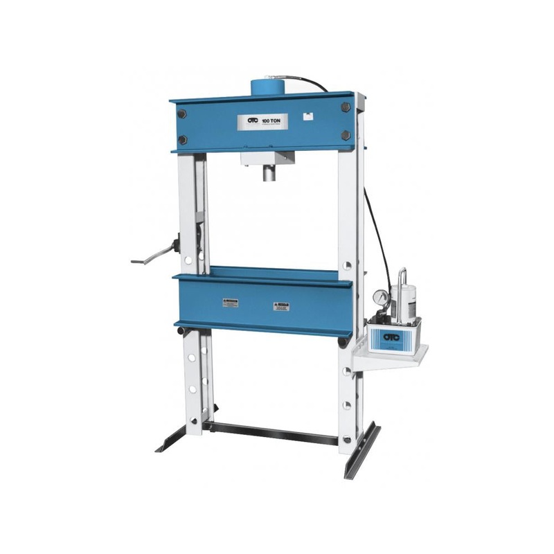 100 TON PRESS W/ELECTRIC PUMP OTC-1854 FREIGHT EXTRA