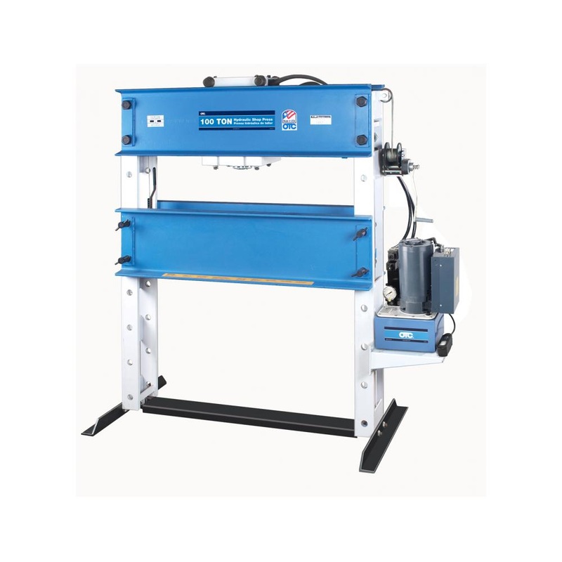 100 TON PRESS W/ELECTRIC PUMP OTC-1858 FREIGHT EXTRA