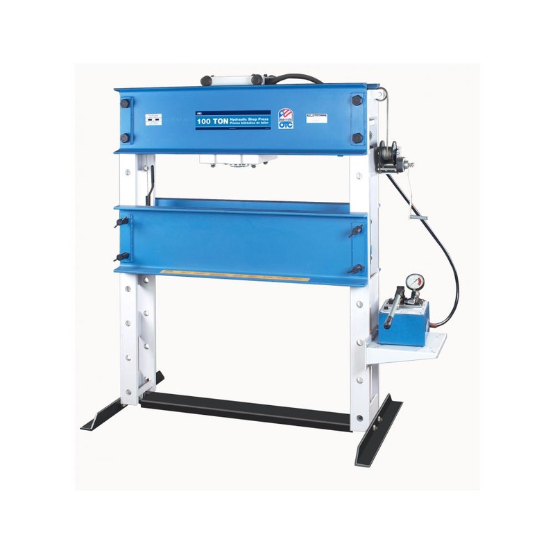 100 TON PRESS W/HAND PUMP OTC-1857 FREIGHT EXTRA